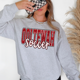 Ooltewah Soccer Glitter School Spirit DTF Print