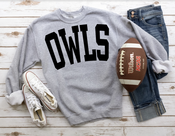 Owls Solid Arch DTF Print