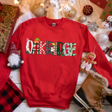 Oakridge Christmas Doodle DTF Print