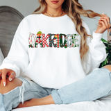 Oakridge Christmas Doodle DTF Print