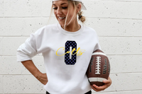 Faux Glitter Polka Dot O Colts DTF Print