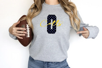 Faux Glitter Polka Dot O Colts DTF Print