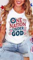 One Nation Under God DTF Print