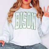 Bison Outline Arch DTF Print