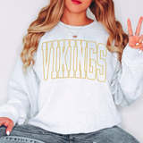 Vikings Outline Arch DTF Print