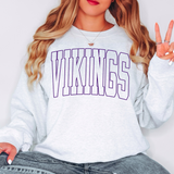 Vikings Outline Arch DTF Print