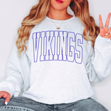 Vikings Outline Arch DTF Print