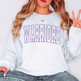 Warriors Outline Arch DTF Print