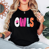 Owls Doodle Mix DTF Print