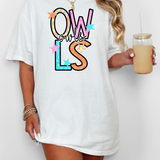 Owls Star Doodle Mix DTF Print