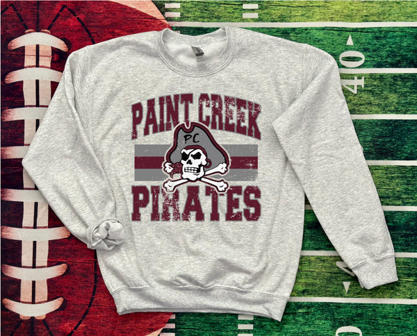 Classic Hometown Paint Creek Pirates DTF Print