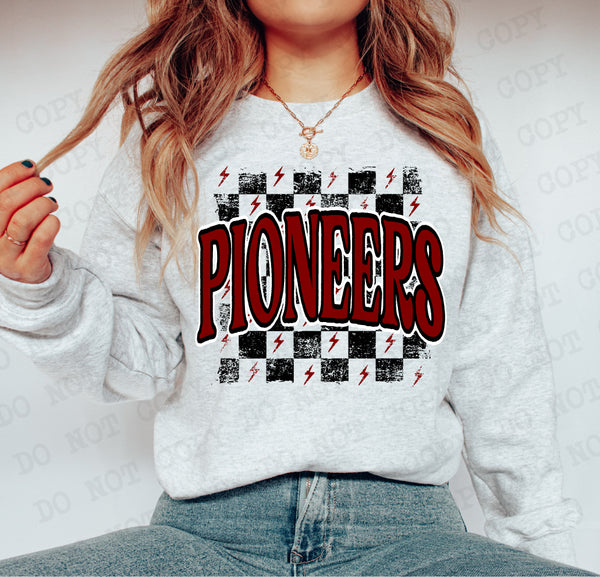 Pioneers Checker DTF Print