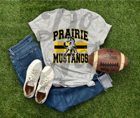 Classic Hometown Prairie Mustangs DTF Print