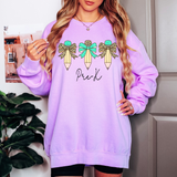 Back To School Teal Leopard Pencil Trio Elementary DTF Print