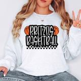 Pretzels Basketball Checker DTF Print