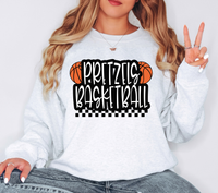 Pretzels Basketball Checker DTF Print