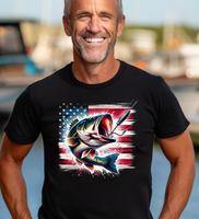 Patriotic Bass DTF Print