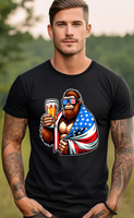 Patriotic Big Foot DTF Print