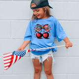 Patriotic Cherry Bows DTF Print
