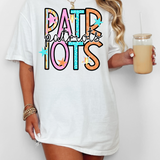 Patriots Star Doodle Mix DTF Print