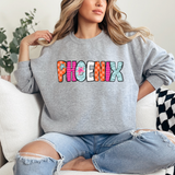 Phoenix Doodle Mix DTF Print