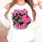 Pink Out Football DTF Print