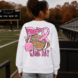 Pink Out Game Day Football DTF Print