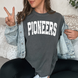 Pioneers Varsity Distressed Teams DTF Print