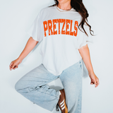 Pretzels Varsity Distressed Teams DTF Print
