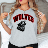 Rainbow Wolves DTF Print