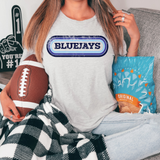 Bluejays Oval Retro DTF Print