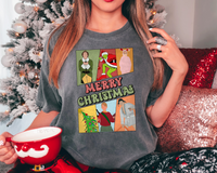 Retro Merry Christmas DTF Print