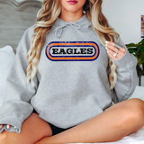 Eagles Oval Retro DTF Print