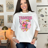 Back to School Retro Collage Teacher DTF Print