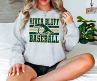 River Bluff Gators Baseball Grunge DTF Print