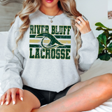 River Bluff Gators Lacrosse Grunge DTF Print