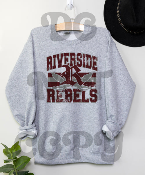 Classic Hometown  Riverside Rebels DTF Print