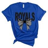 Royals Coquette Checker Bow DTF Print