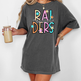 Raiders Star Doodle Mix DTF Print
