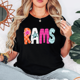 Rams Doodle Mix DTF Print