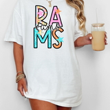 Rams Star Doodle Mix DTF Print