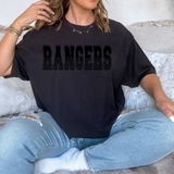 Rangers Varsity Line Team DTF Print