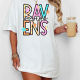 Ravens Star Doodle Mix DTF Print