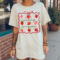 Strawberry Reading is my Jam DTF Print