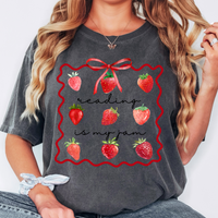 Strawberry Reading is my Jam DTF Print