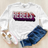 Rebels Layered Stack DTF Print