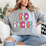 Red Raiders Doodle Mix DTF Print