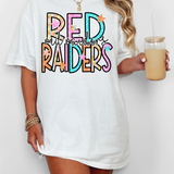 Red Raiders Star Doodle Mix DTF Print