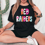 Red Raiders Doodle Mix DTF Print