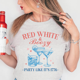 Red White and Boozy DTF Print